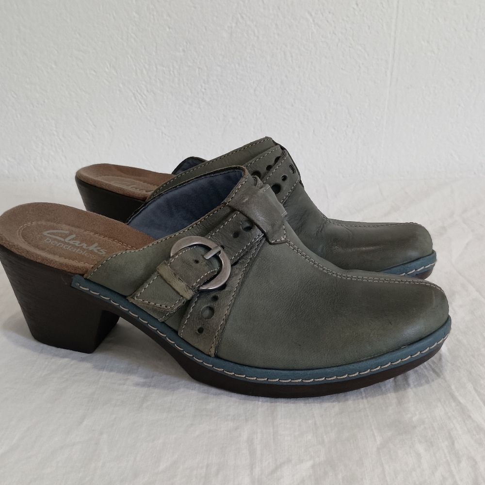 Clarks Bendables Mirabelle Leather Clog